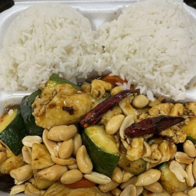 Kung Pao Chicken & Shrimp.